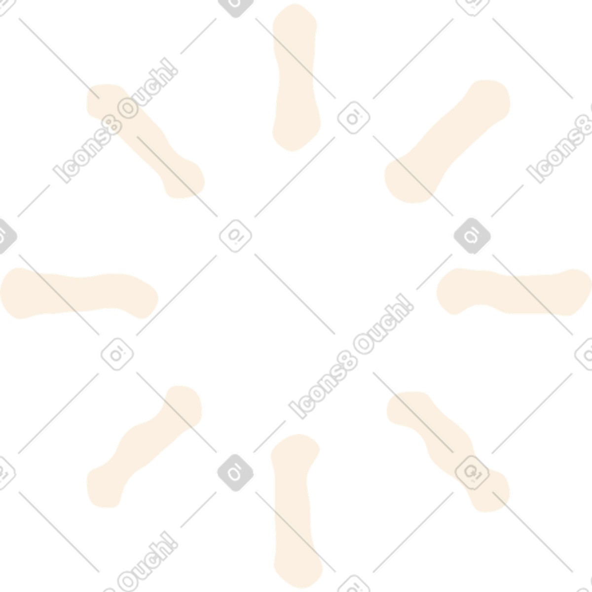 Ilustración Hilandero beige en estilo Pablo a descargar en PNG y SVG
