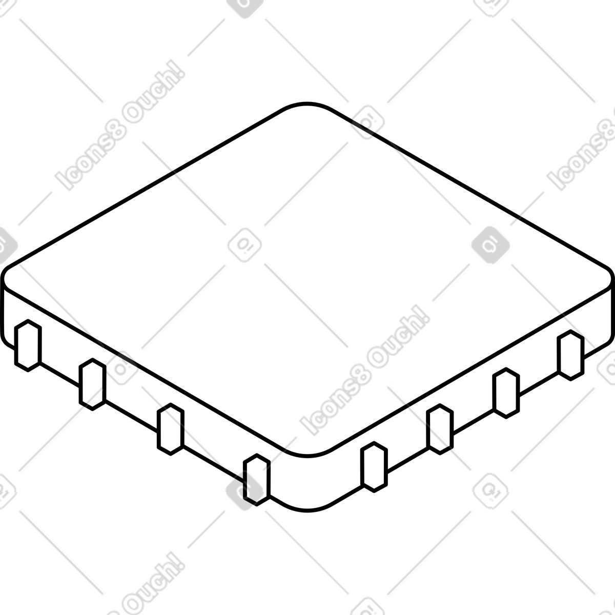 Electronic board illustration in PNG, SVG