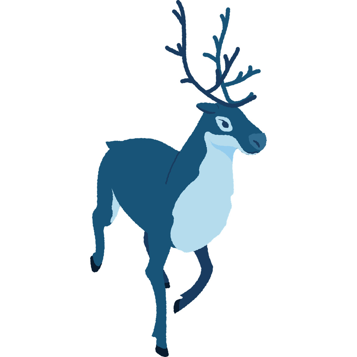 下载 Cherry 风格的 Reindeer running 插画，支持 PNG、SVG 格式