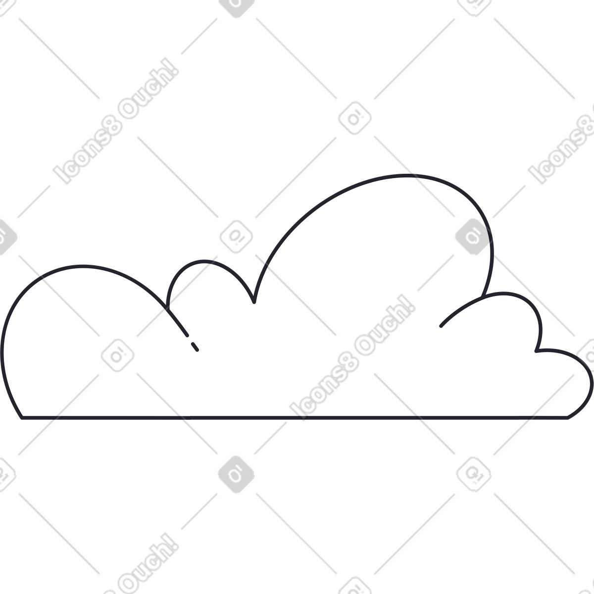 Illustration Petit buisson dans le style Grapy à télécharger aux formats PNG, SVG