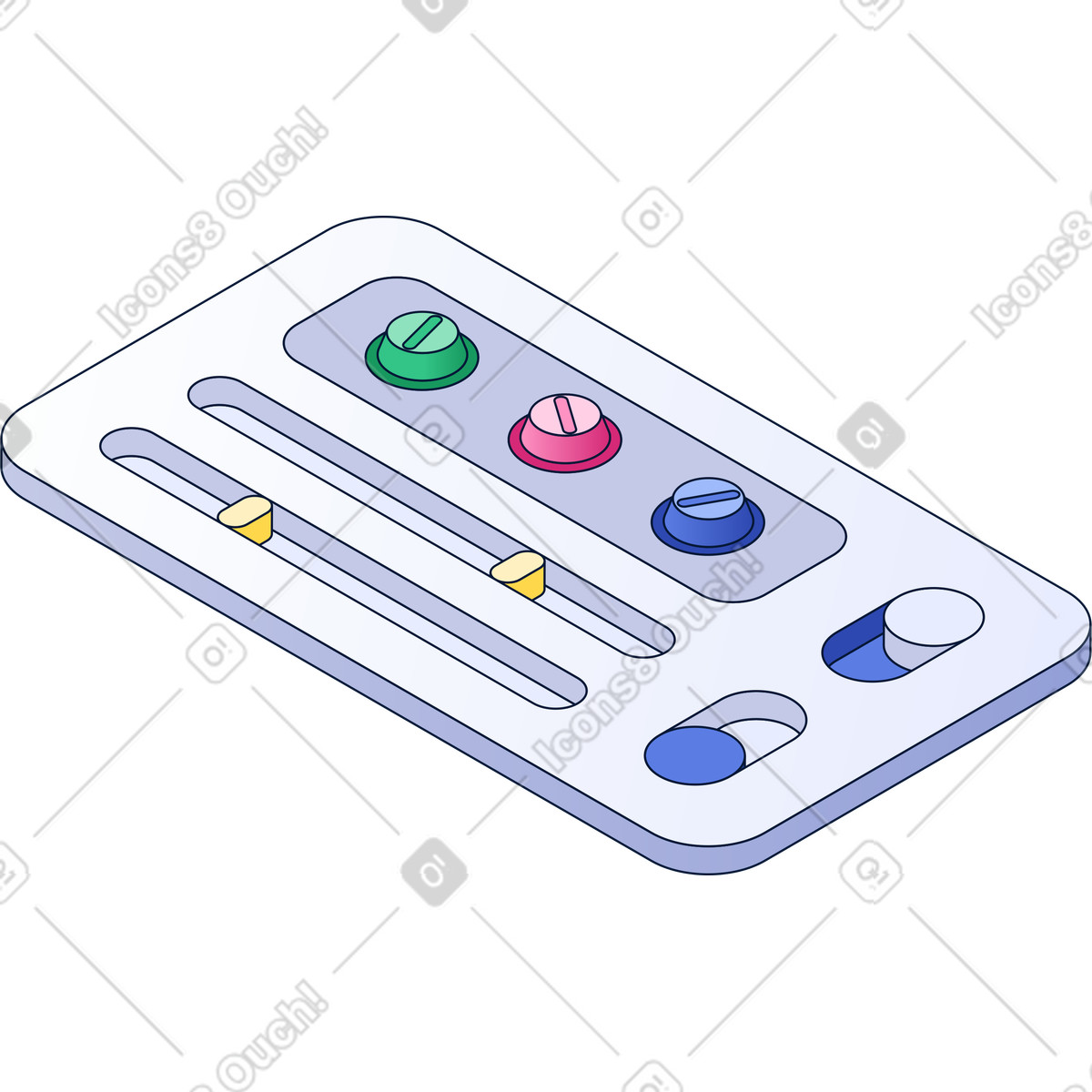 Ilustración Panel de configuración en estilo Neat a descargar en PNG y SVG