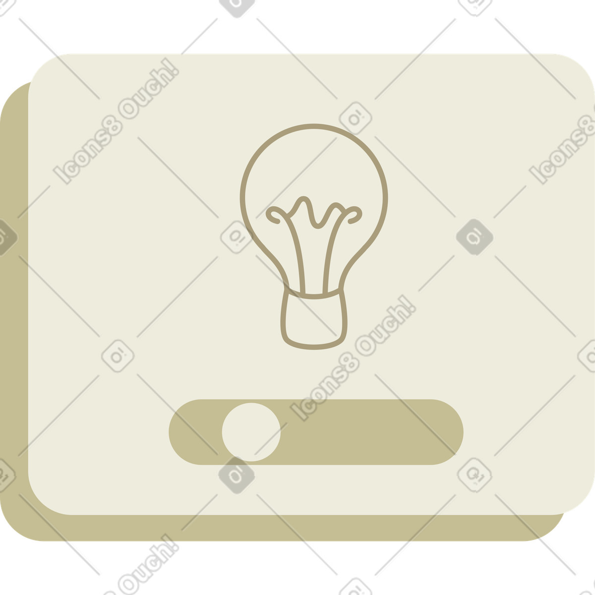 Illustration Lampe icône dans le style Social à télécharger aux formats PNG, SVG