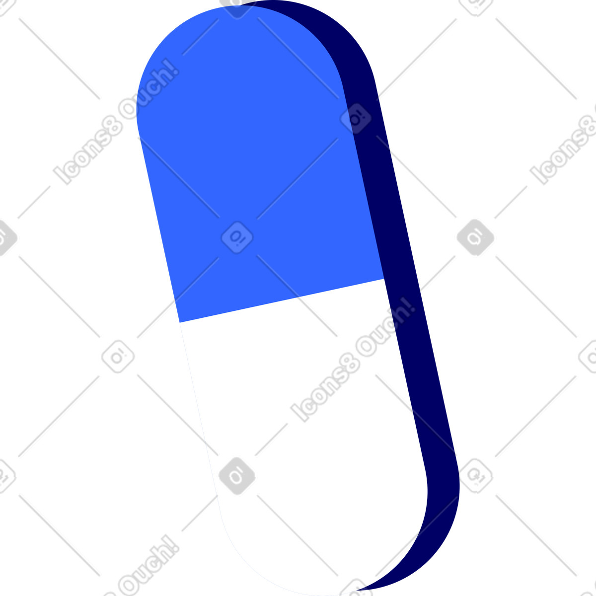 Lounge 스타일의 알약 일러스트레이션 PNG, SVG 다운로드