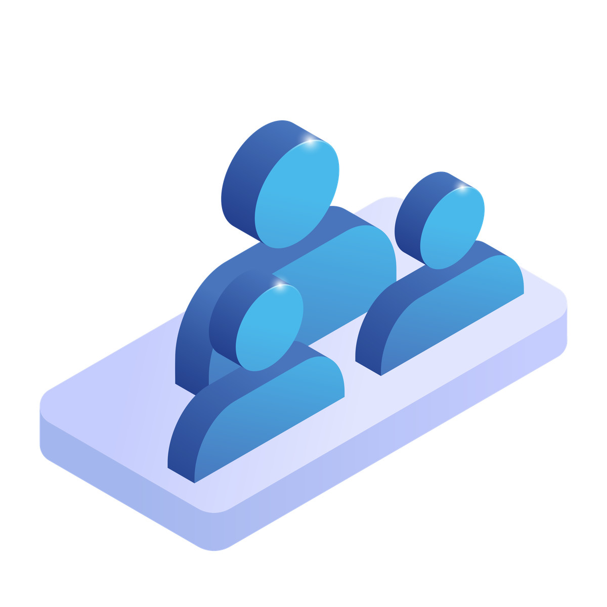 Quantum スタイルの People management concept depicting leadership and organized team structure のイラストをPNG、SVG形式でダウンロード