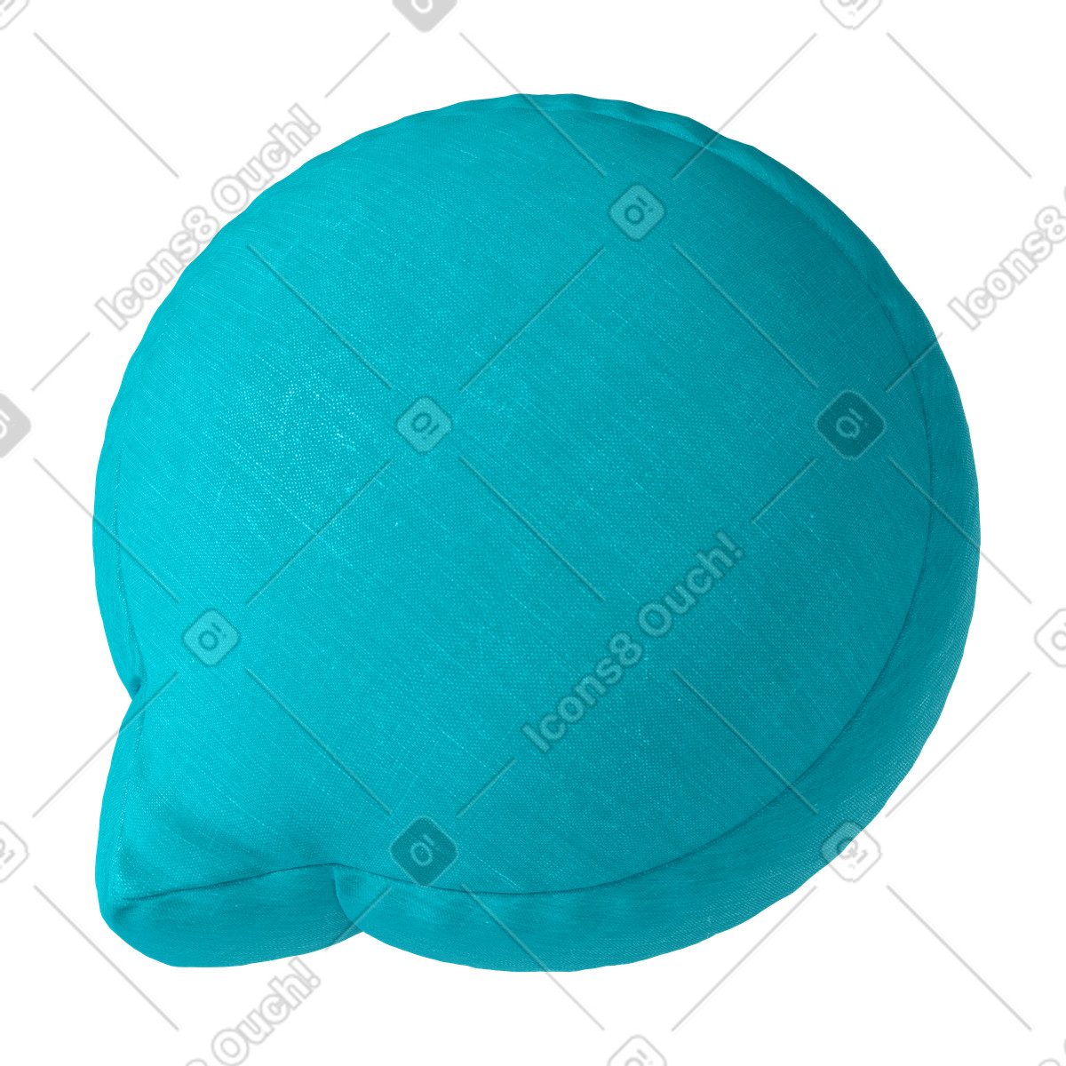 Speech bubble illustration in 3D Plush icons style download in PNG, SVG