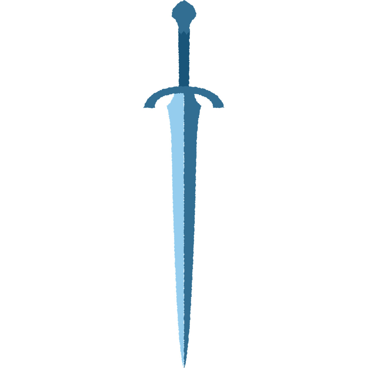 Sword-Illustration im Cherry-Stil als Download in PNG, SVG