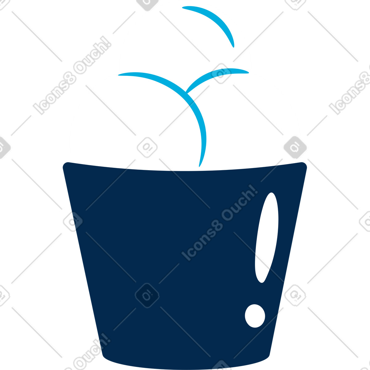 Ilustración Helado en estilo Flame a descargar en PNG y SVG