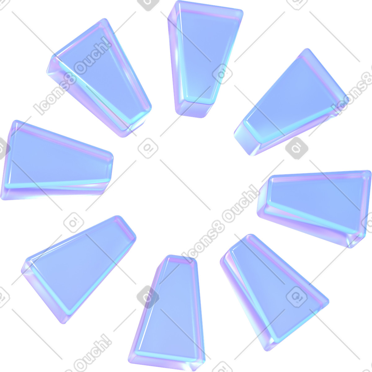 PNG, SVG 형식의 로딩 유리 일러스트레이션