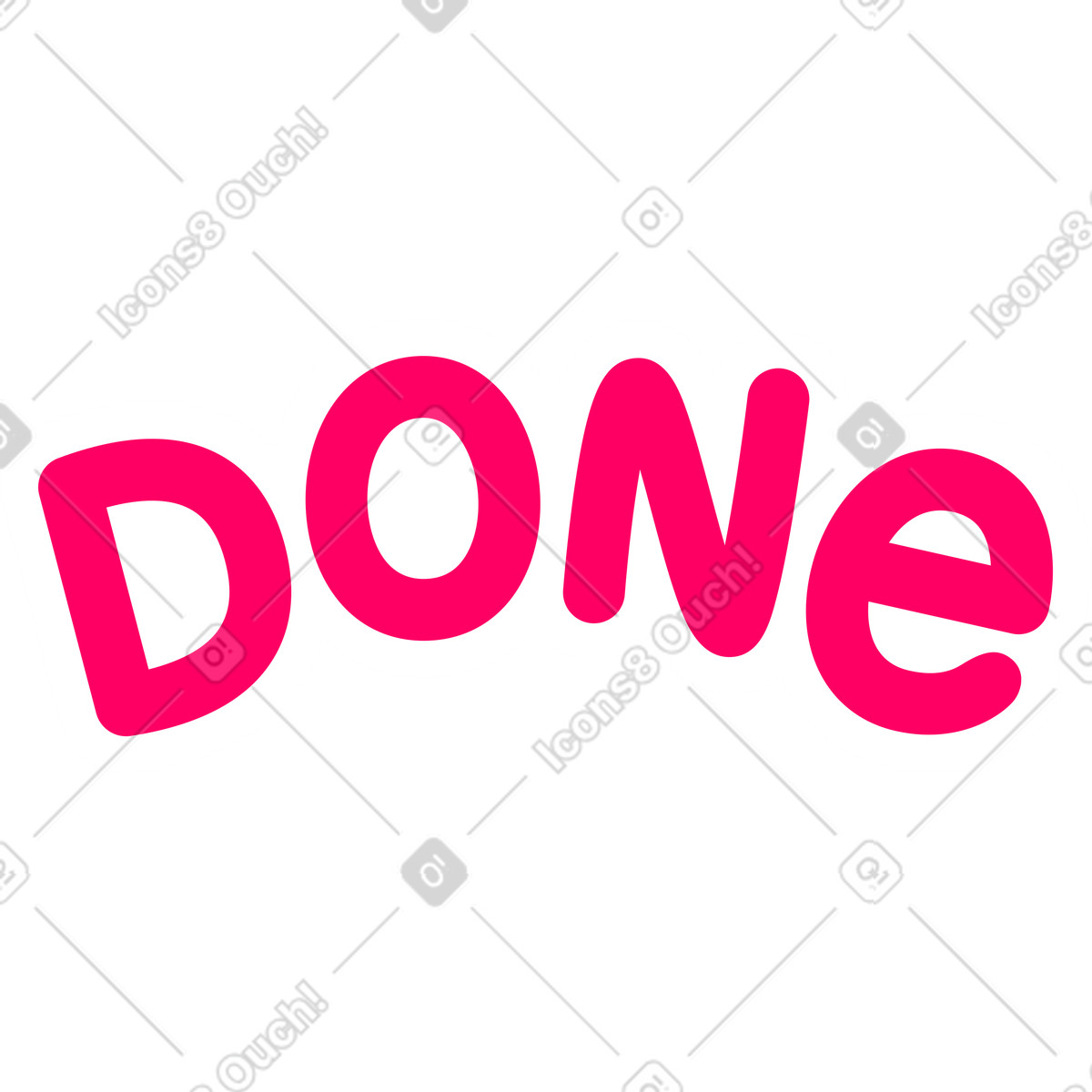 Ilustración animada Letras hechas en estilo Rondy Stickers a descargar en GIF, Lottie (JSON), AE