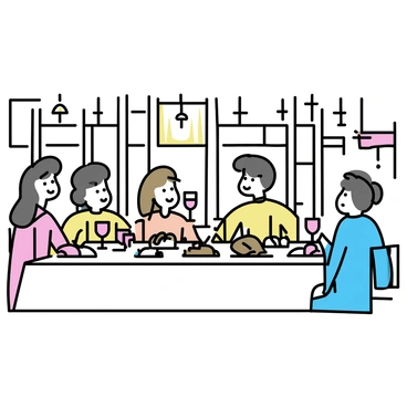 A long, ornately decorated table is set in a grand castle dining hall. "Nobles in elegant attire" are seated on either side of the table. "Rich tapestries and banners" hang on the stone walls, adding to the opulence of the scene. "An assortment of lavish dishes" is displayed on the table, including roasted meats, fresh fruits, and elegant goblets filled with wine. "Candles and chandeliers" provide warm illumination, creating a festive atmosphere as the nobles engage in lively conversation.