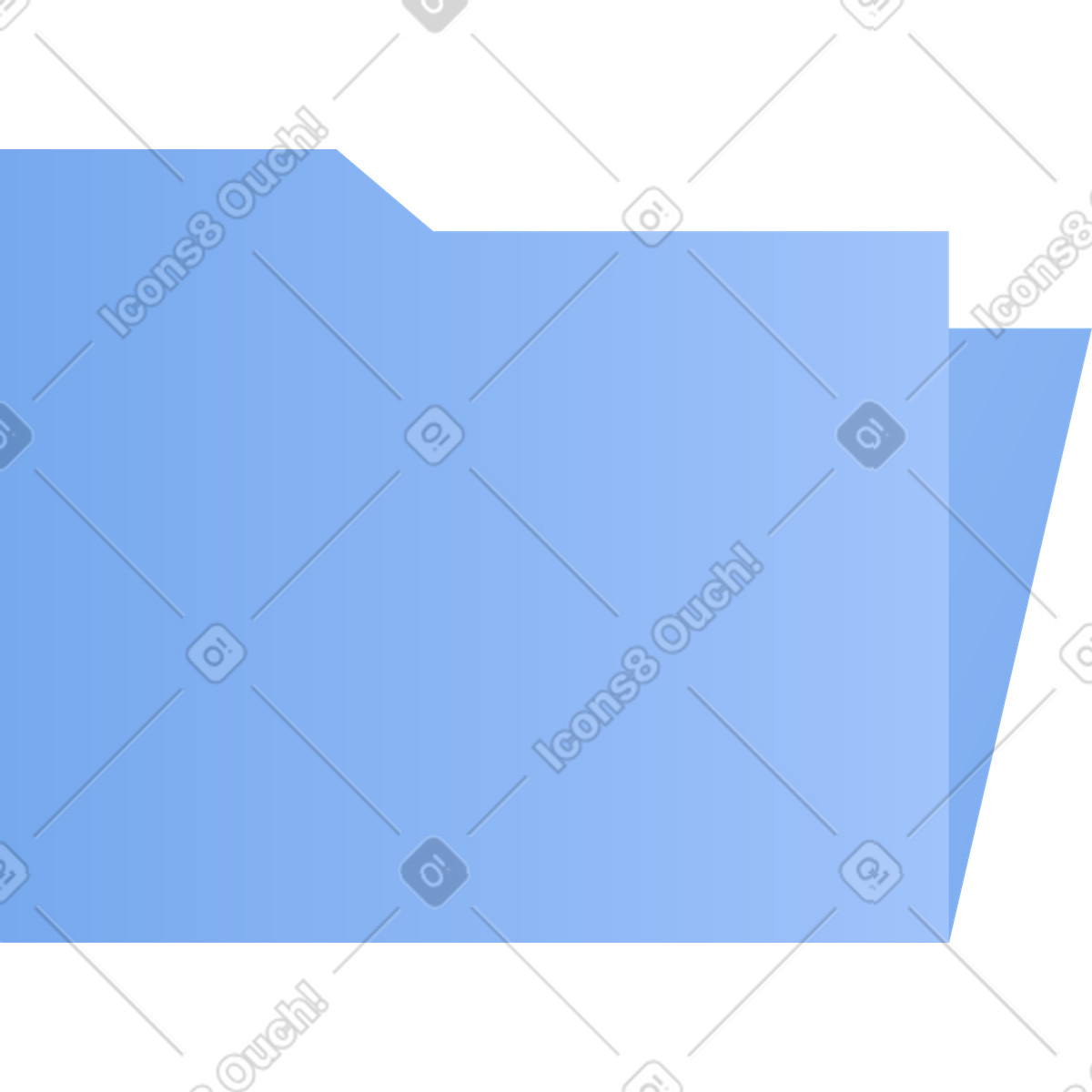 Clip スタイルの フォルダ のイラストをPNG、SVG形式でダウンロード