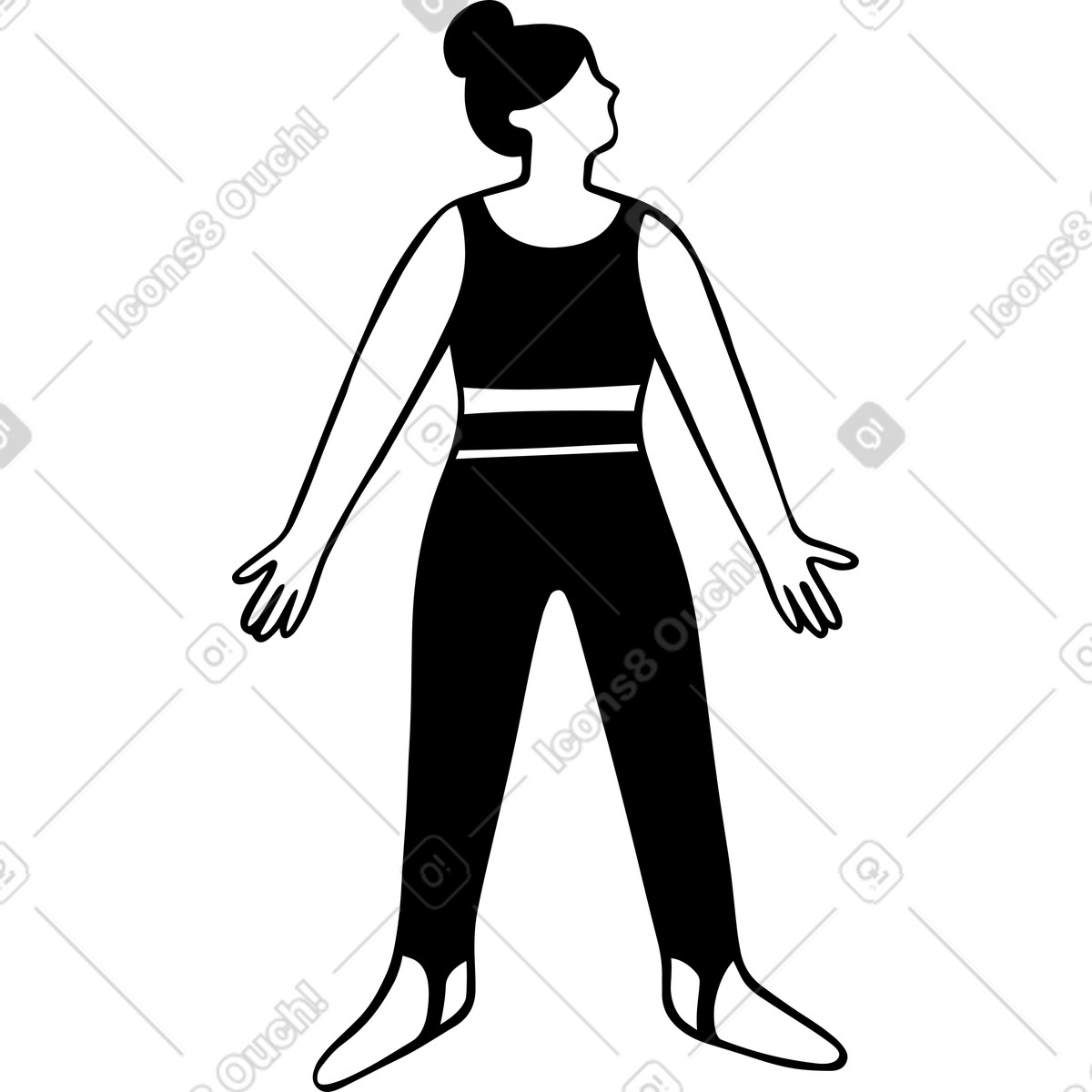 下载 Journal 风格的 女人 插画，支持 PNG、SVG 格式