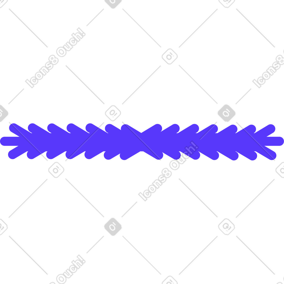 Pine tree decoration illustration in Pablita style download in PNG, SVG