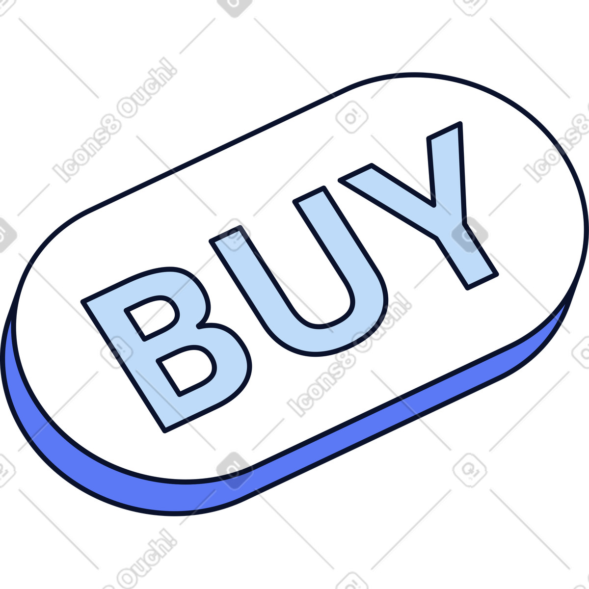 Buy sign illustration in Flexy style download in PNG, SVG