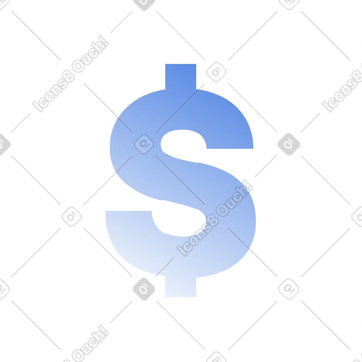 Dollaro illustrazione in stile Network scarica in PNG, SVG