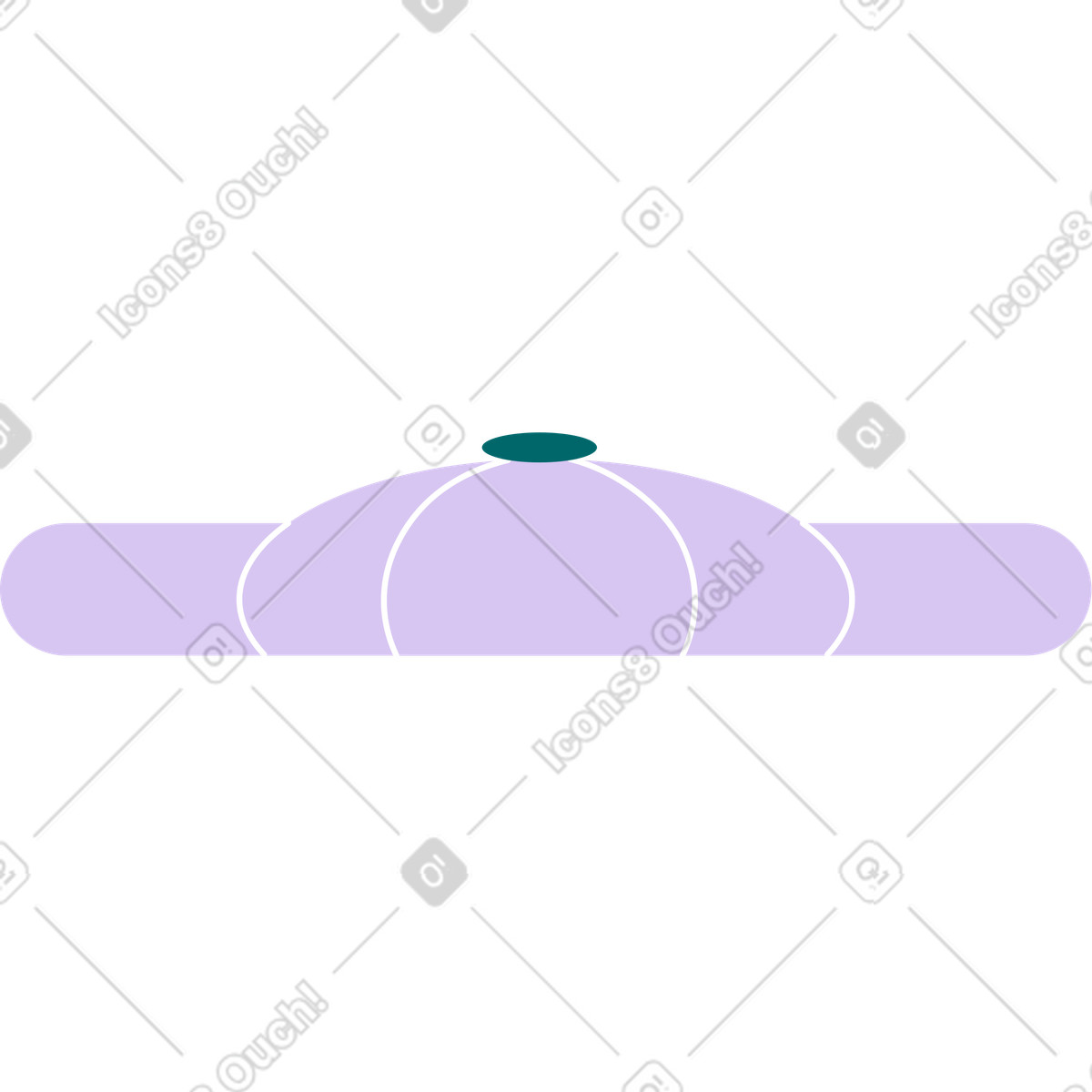 Indian pillow illustration in Sammy Line style download in PNG, SVG