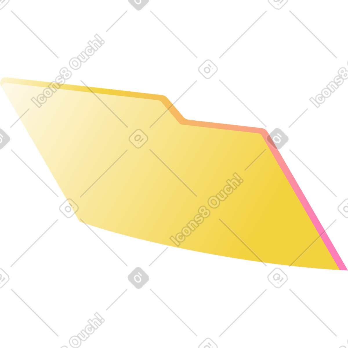 File folder illustration in Beam style download in PNG, SVG