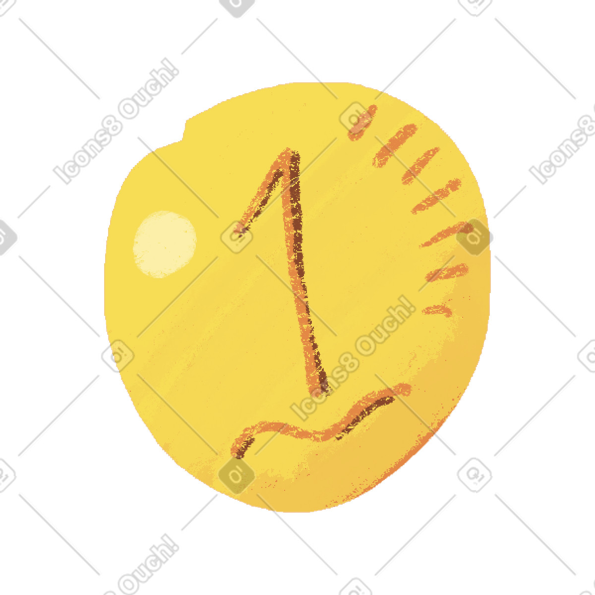 Coin illustration in Fabulous style download in PNG, SVG