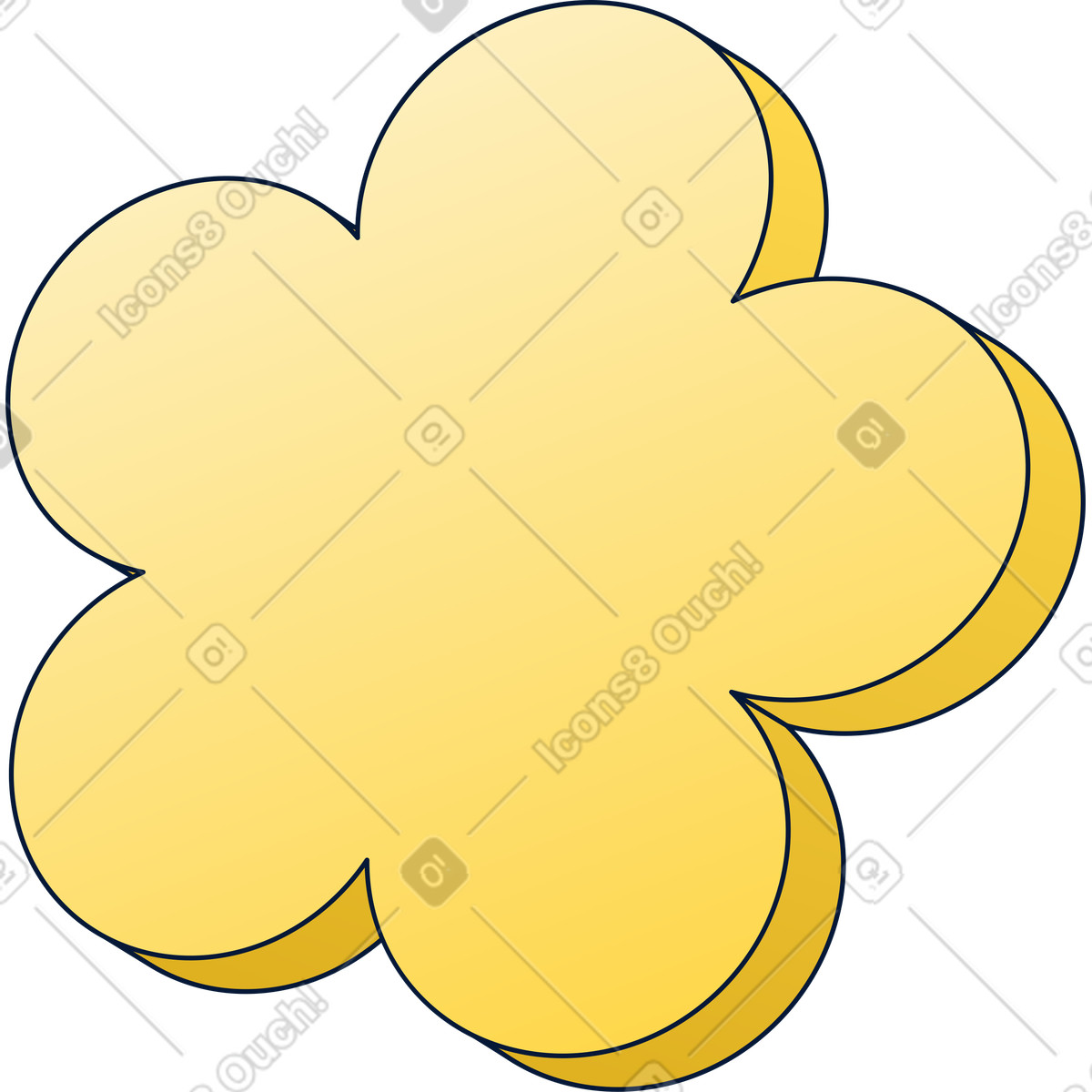 Illustration Figure de fleur dans le style Neat à télécharger aux formats PNG, SVG