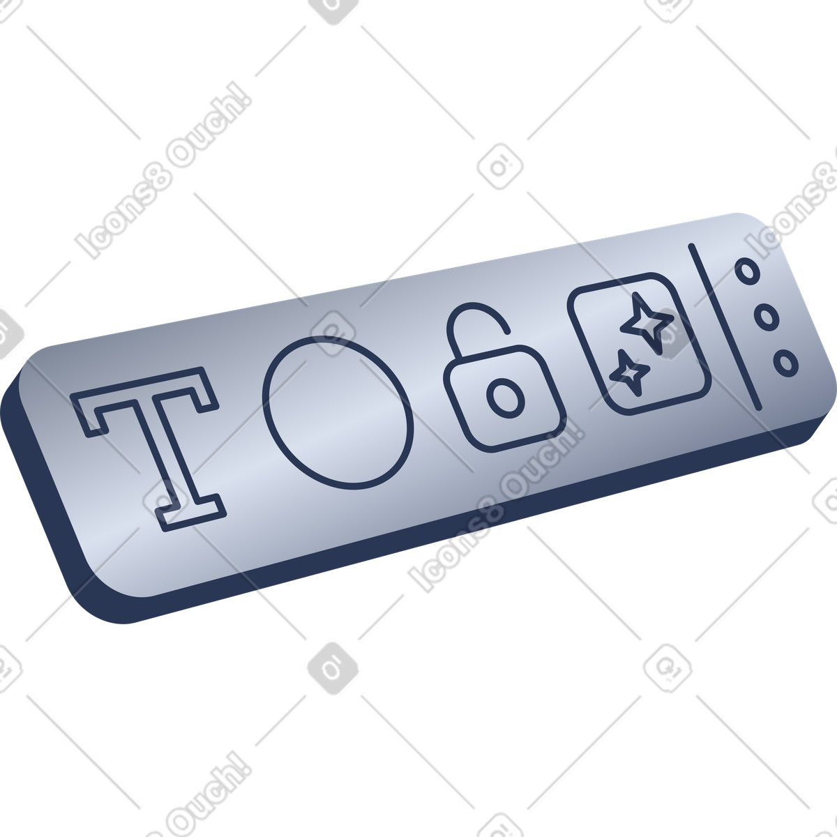 Toolbar illustration in Lucent style download in PNG, SVG