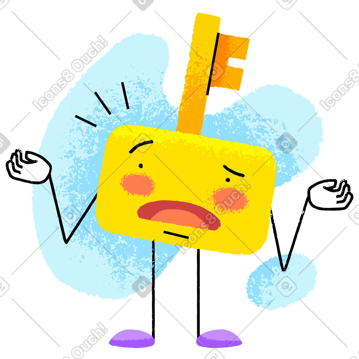 Logged out illustration in PNG, SVG