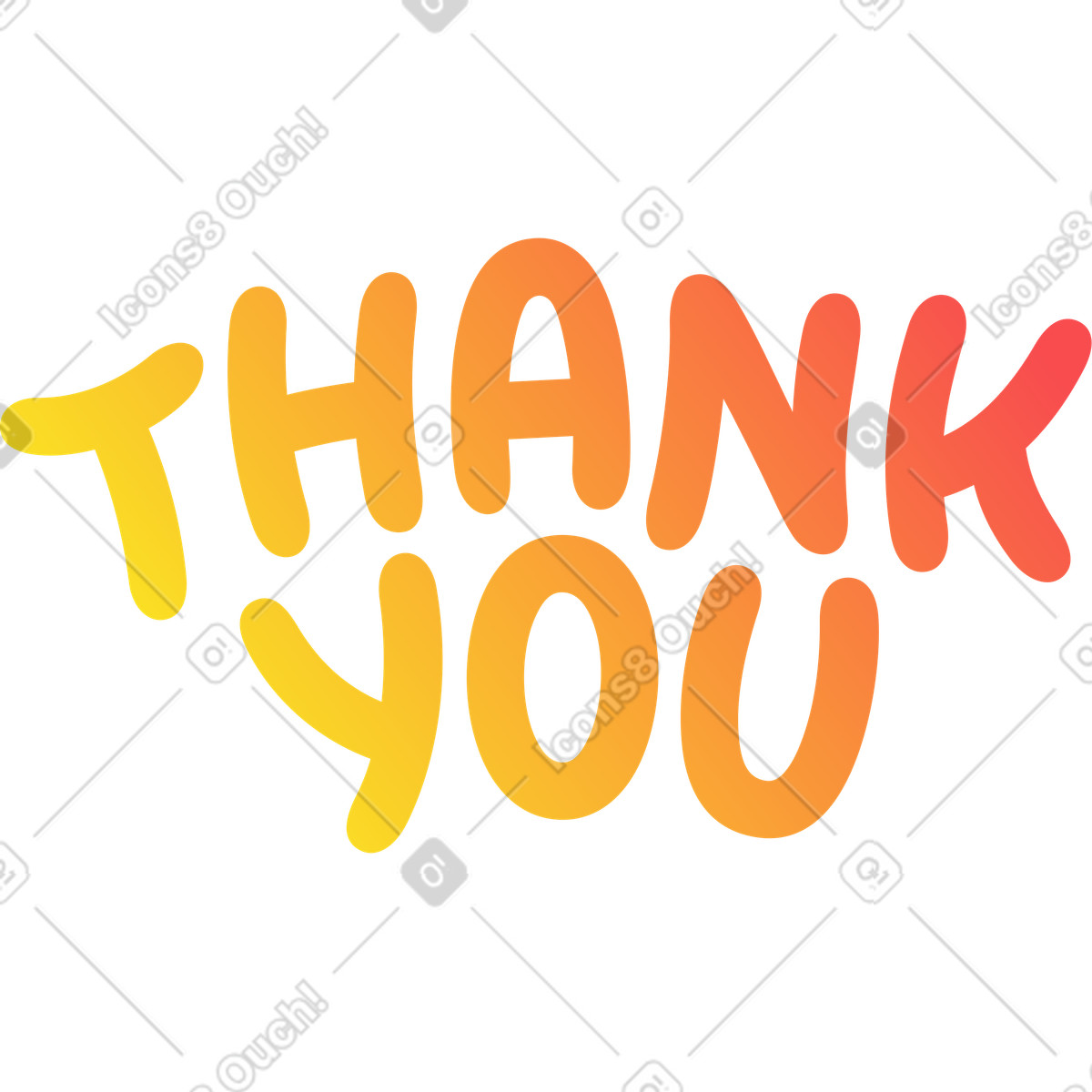 Grazie scritte illustrazione in stile Rocky scarica in PNG, SVG
