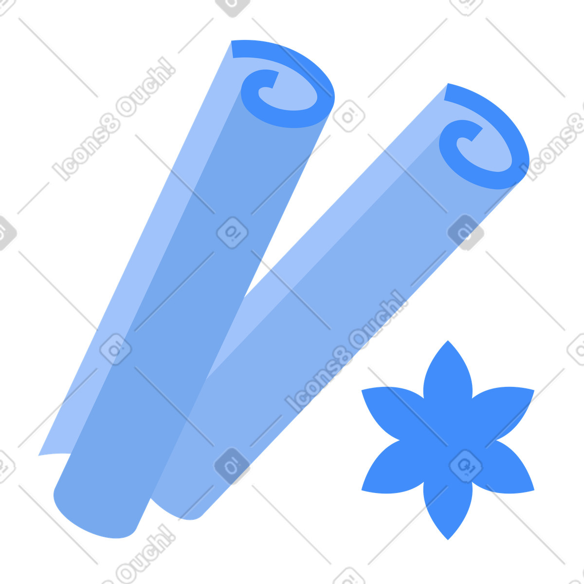 Ilustração de Paus canela em no estilo Clip para baixar em PNG, SVG