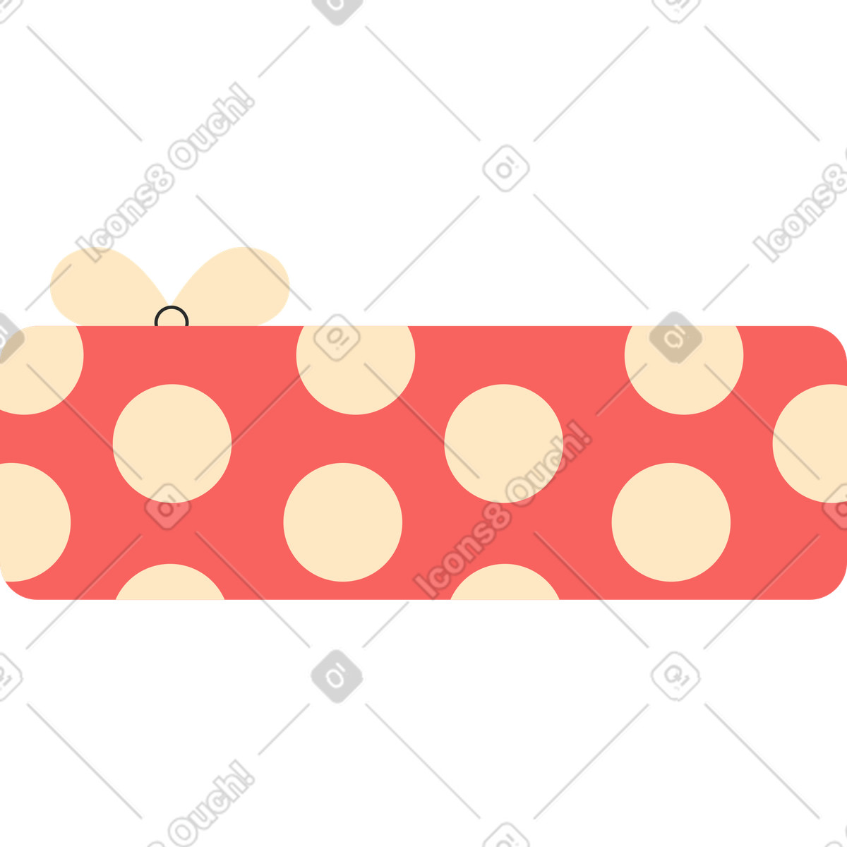 Presente a pois illustrazione in stile Marginalia scarica in PNG, SVG