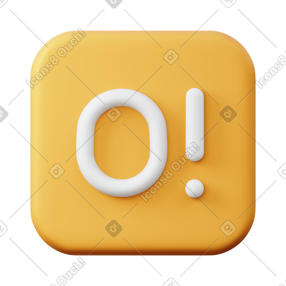 下载 3D Sugary 风格的 Ouch! 插画，支持 PNG、SVG 格式