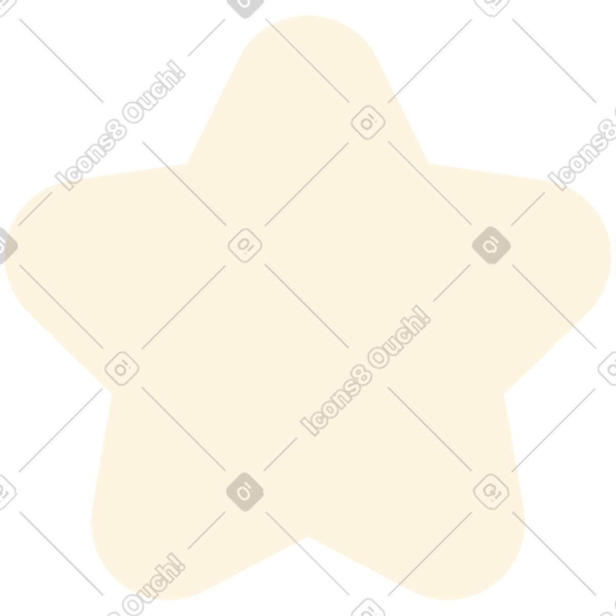 Ilustración Estrella en estilo Simplistic a descargar en PNG y SVG