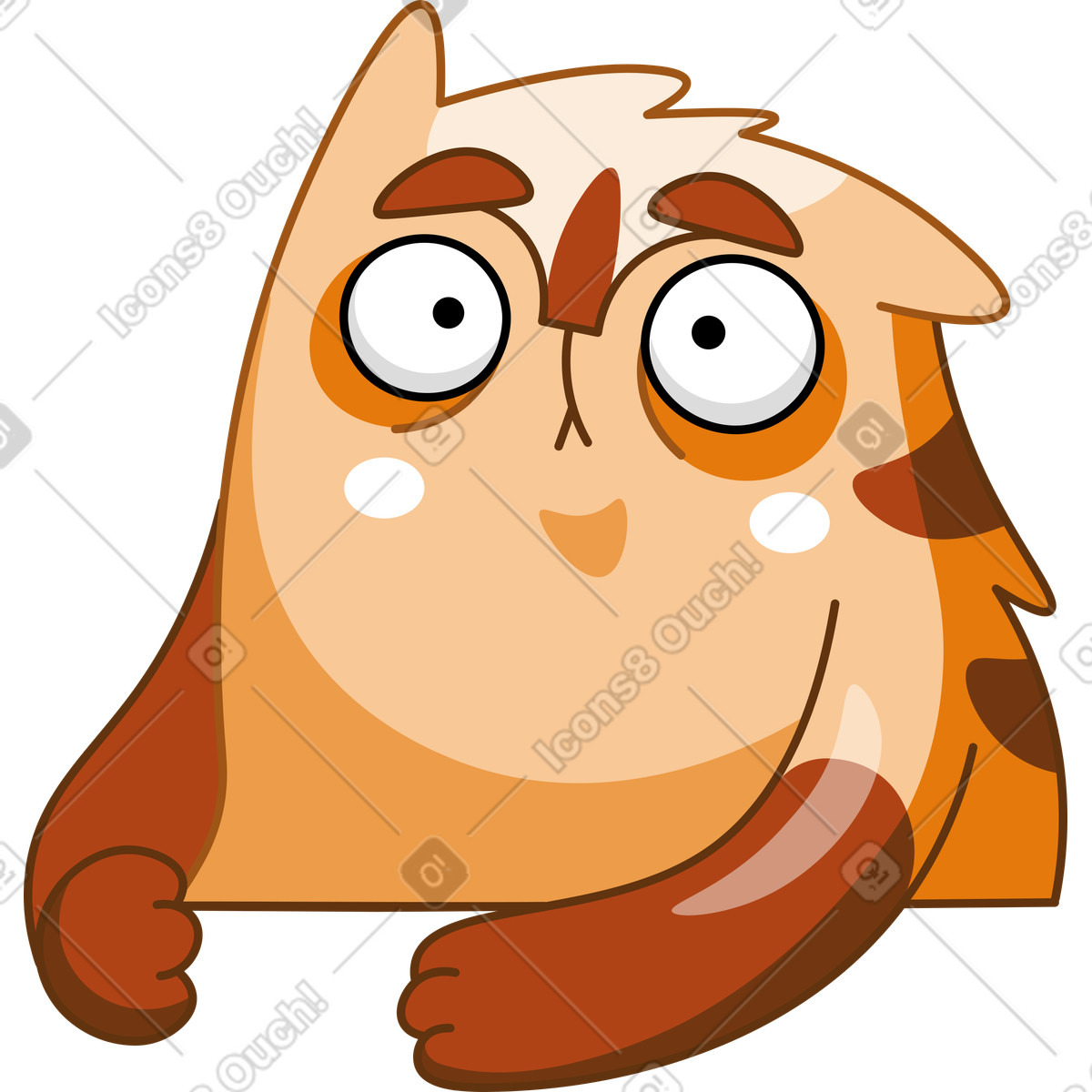 Иллюстрация Кошка в стиле Kitekat — скачать в форматах PNG, SVG