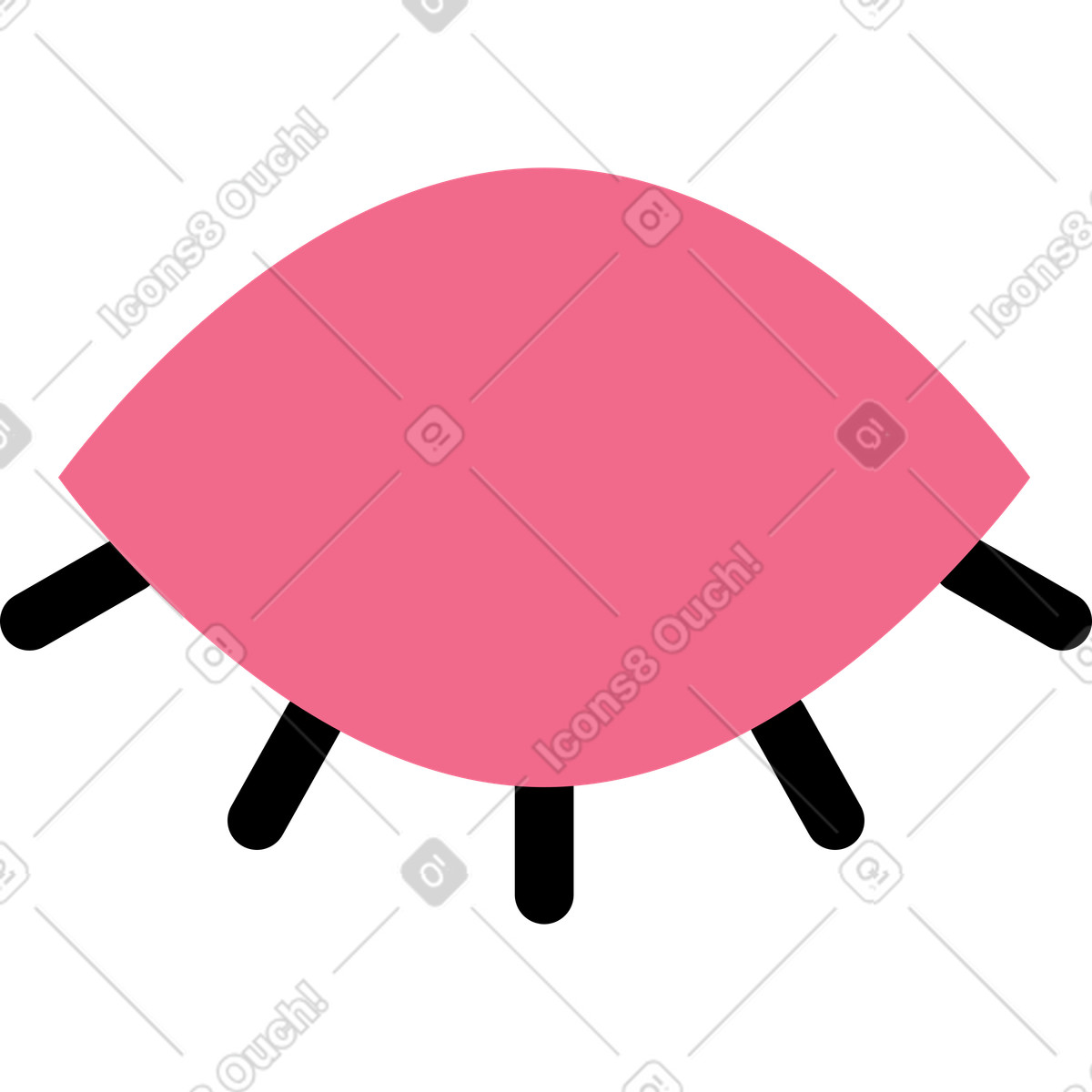 下载 Juicy 风格的 有睫毛的闭合的眼睛 插画，支持 PNG、SVG 格式