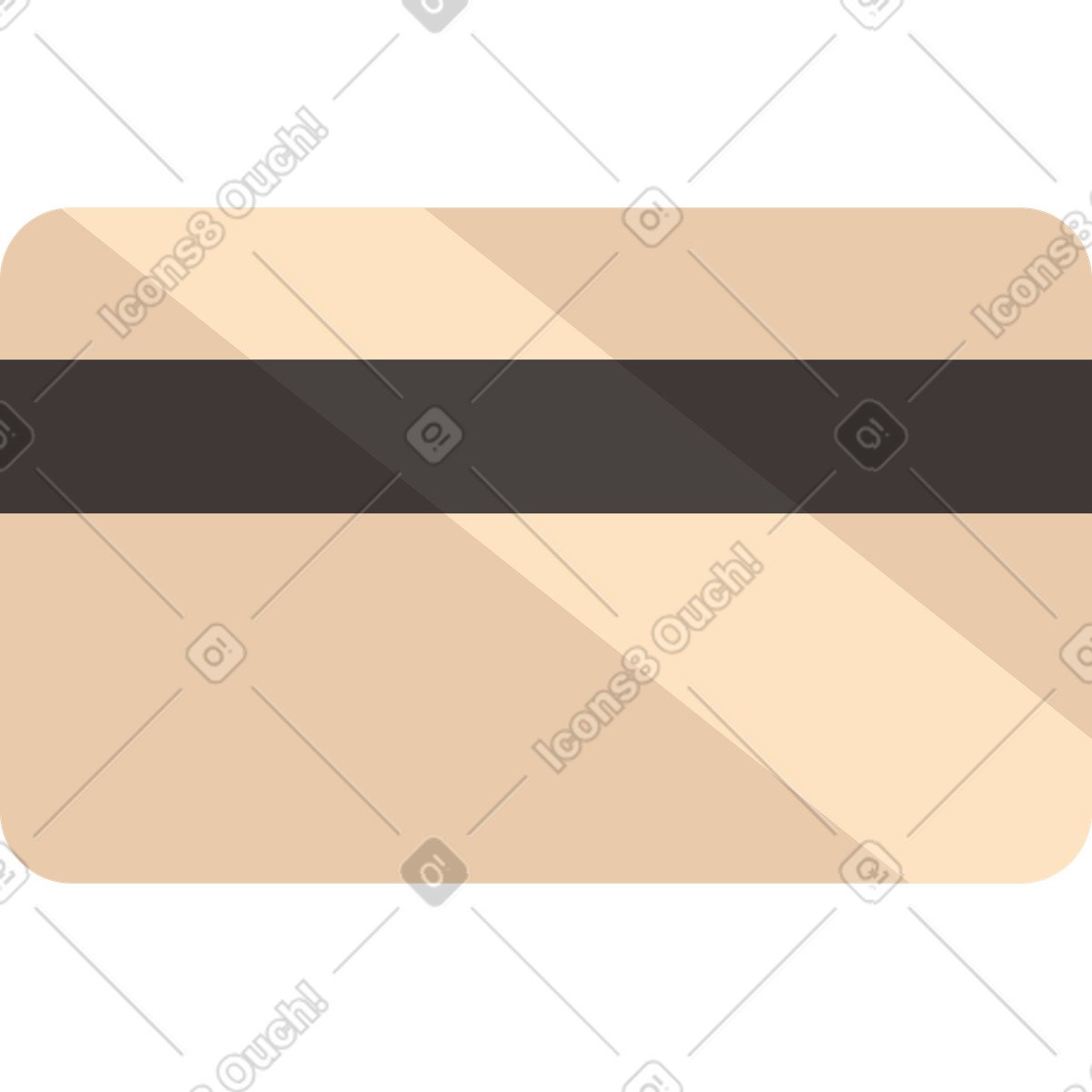 Ilustración Tarjeta de pago en estilo Dizzy a descargar en PNG y SVG