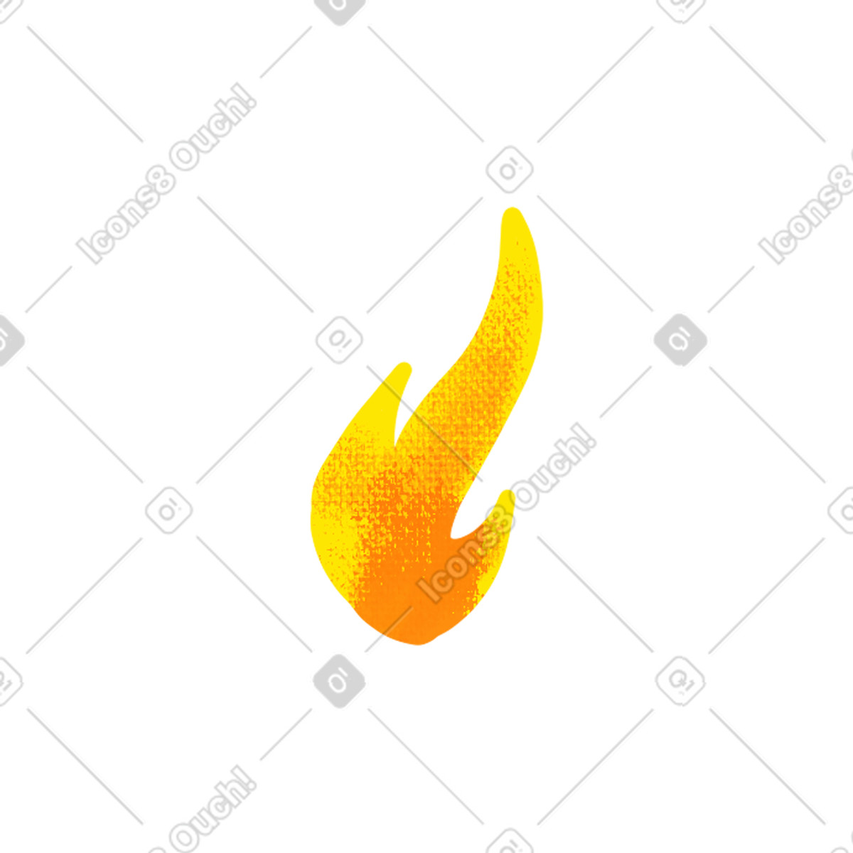 Illustration Flamme dans le style Energy à télécharger aux formats PNG, SVG