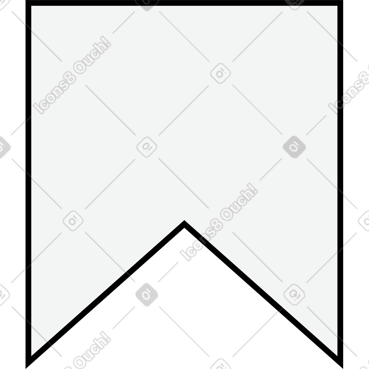 Ilustração de Bookmark em no estilo Kindy para baixar em PNG, SVG
