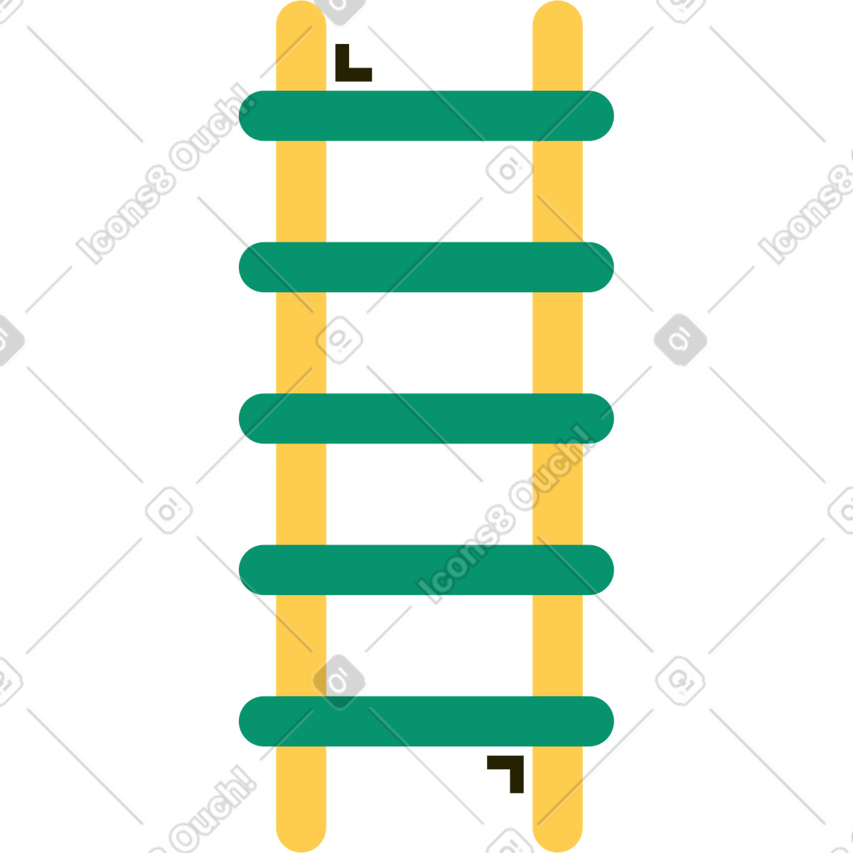 下载 Spot 风格的 Ladder 插画，支持 PNG、SVG 格式