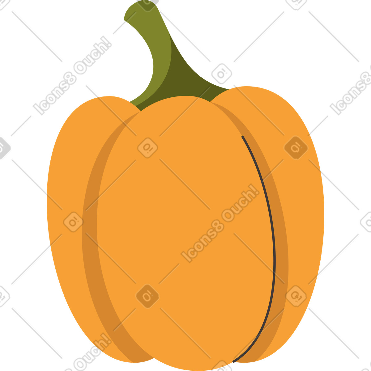 Ilustração de Pimenta em no estilo Dizzy para baixar em PNG, SVG