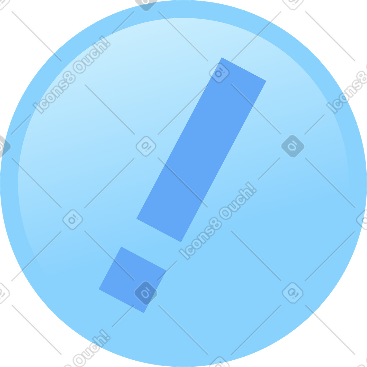 Illustration Notification dans le style Glossy à télécharger aux formats PNG, SVG
