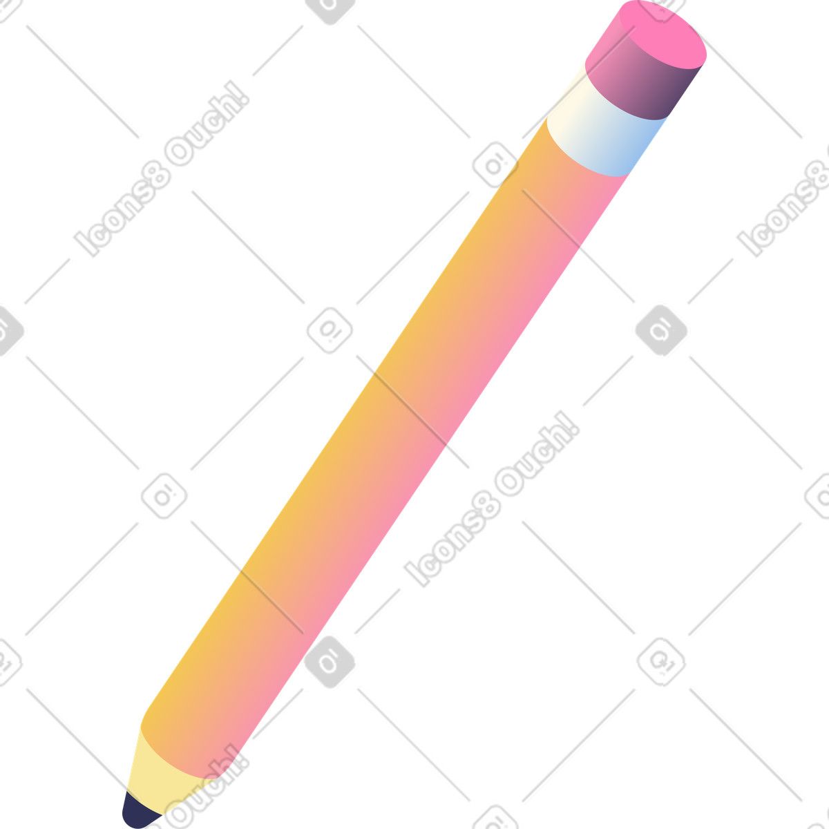 Ilustração de Lápis em no estilo Beam para baixar em PNG, SVG