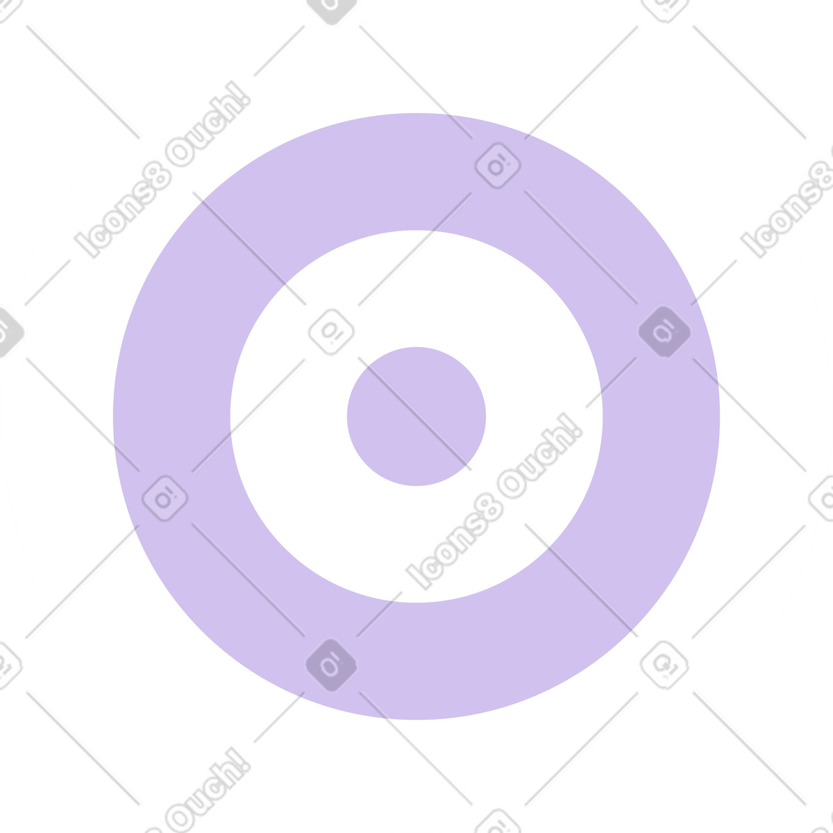 Bersaglio illustrazione in stile Folks scarica in PNG, SVG