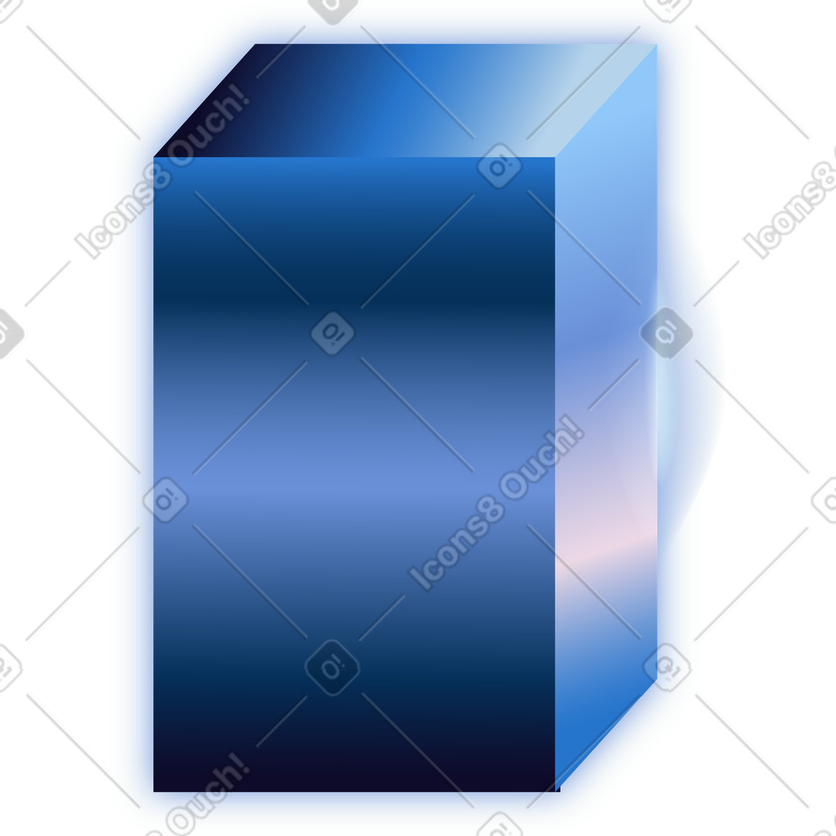 Illustration Parallélépipède dans le style Dimension à télécharger aux formats PNG, SVG