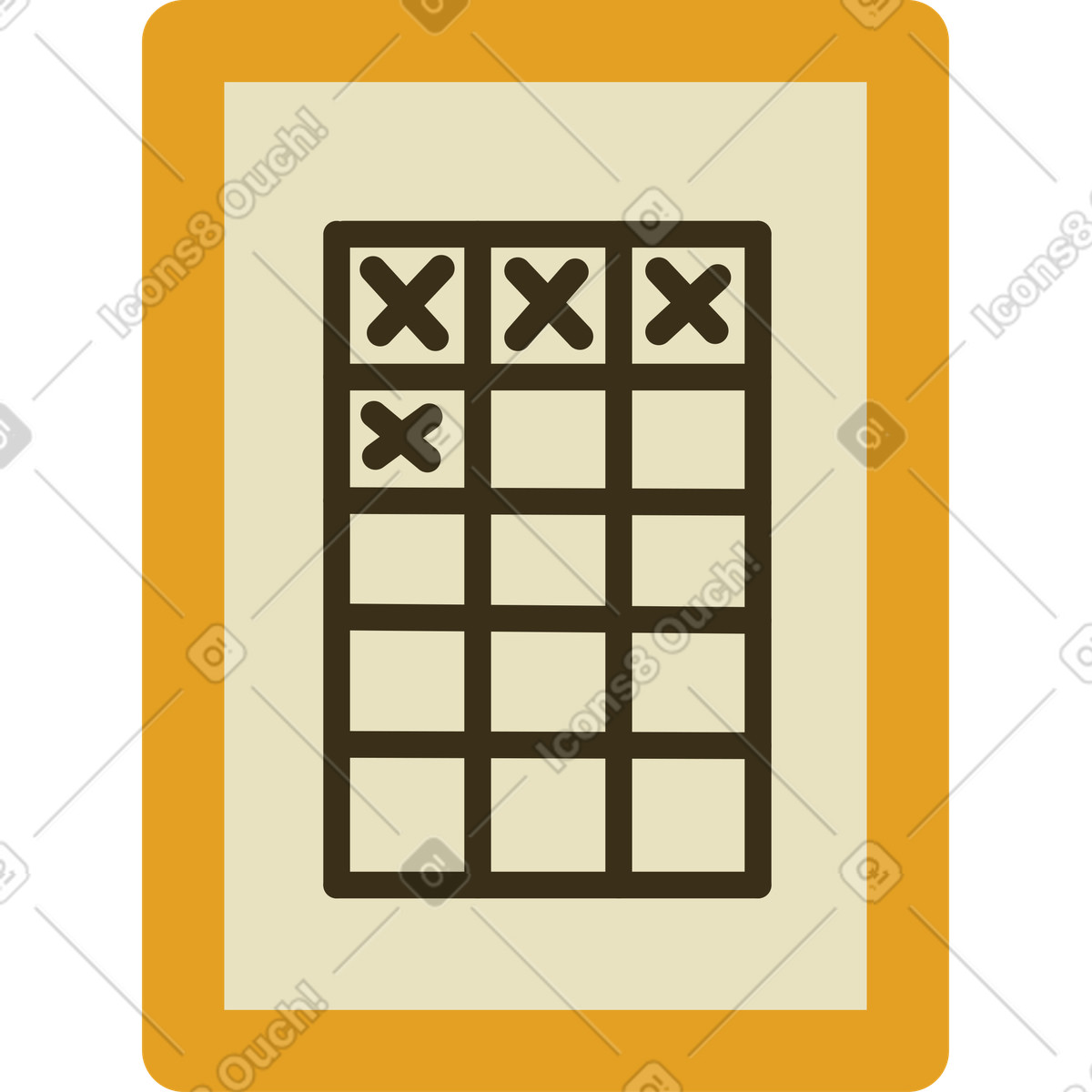 Kalender-Illustration im Arabica-Stil als Download in PNG, SVG