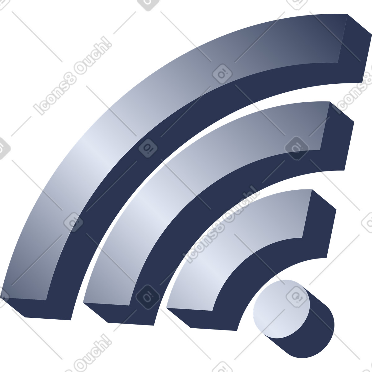 Wlan-symbol-Illustration im Lucent-Stil als Download in PNG, SVG