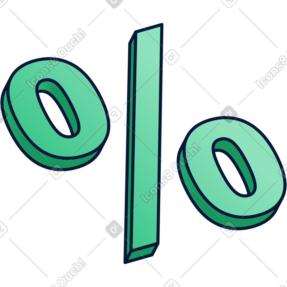 Ilustración Descuento en estilo Neat a descargar en PNG y SVG