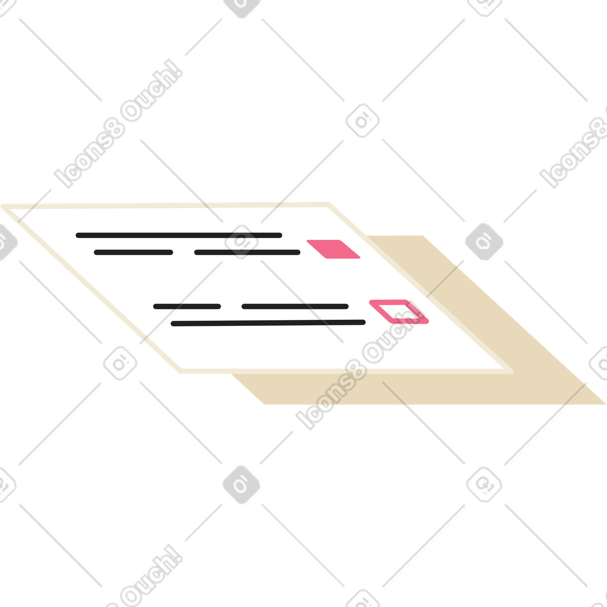 Illustration Feuilles de test dans le style Juicy à télécharger aux formats PNG, SVG