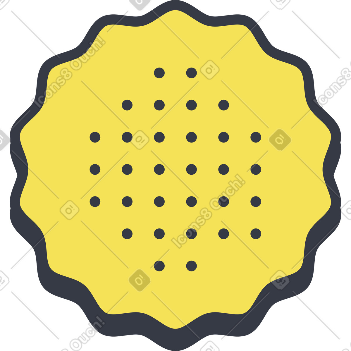 Illustration Biscuit dans le style Abstract à télécharger aux formats PNG, SVG
