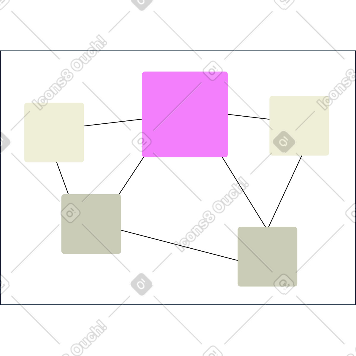 Ilustração de Lista pendências da equipe em no estilo Cubes para baixar em PNG, SVG