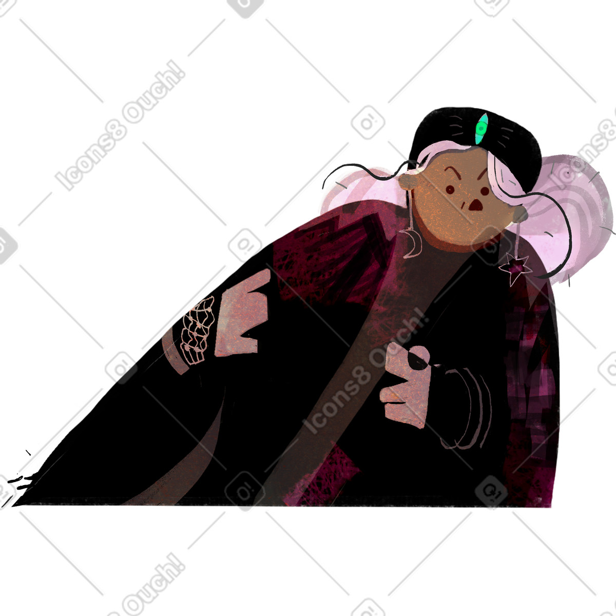 Fabulous スタイルの 夫人 のイラストをPNG、SVG形式でダウンロード