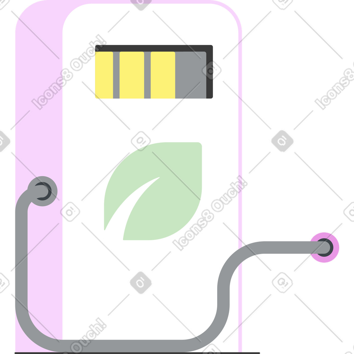 Charger illustration in Marginalia style download in PNG, SVG