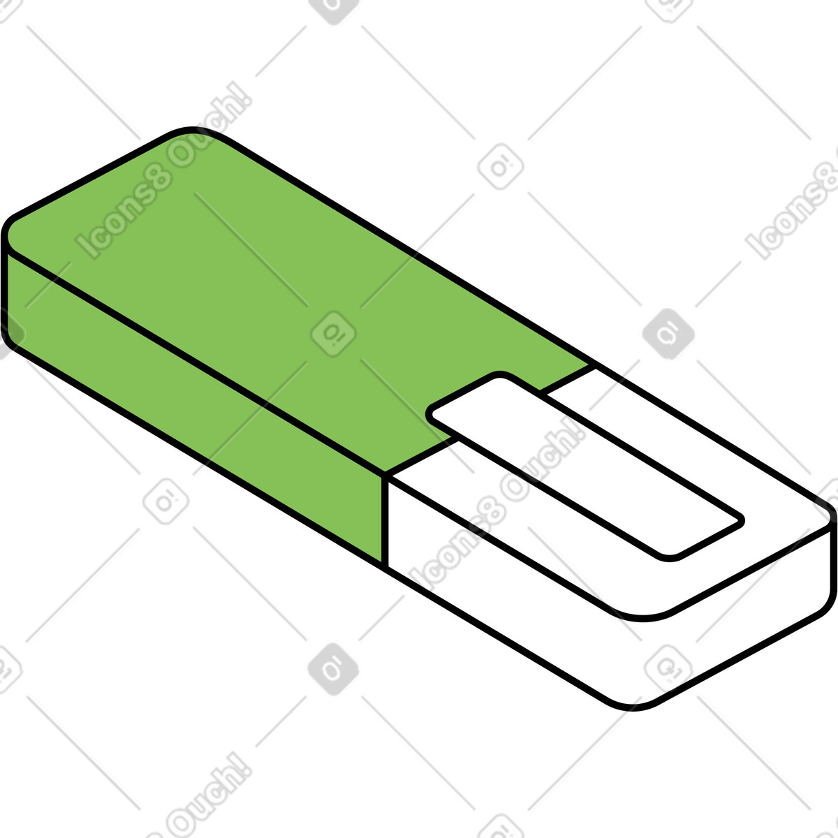 Illustration Marqueur dans le style Isometric à télécharger aux formats PNG, SVG